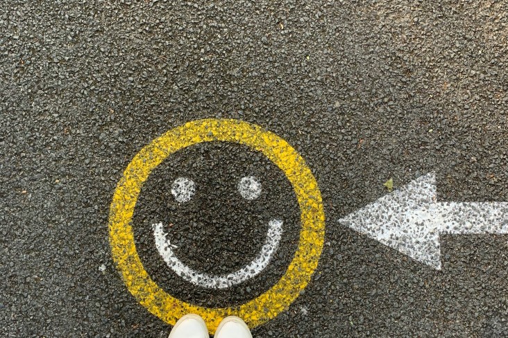Heart on pavement